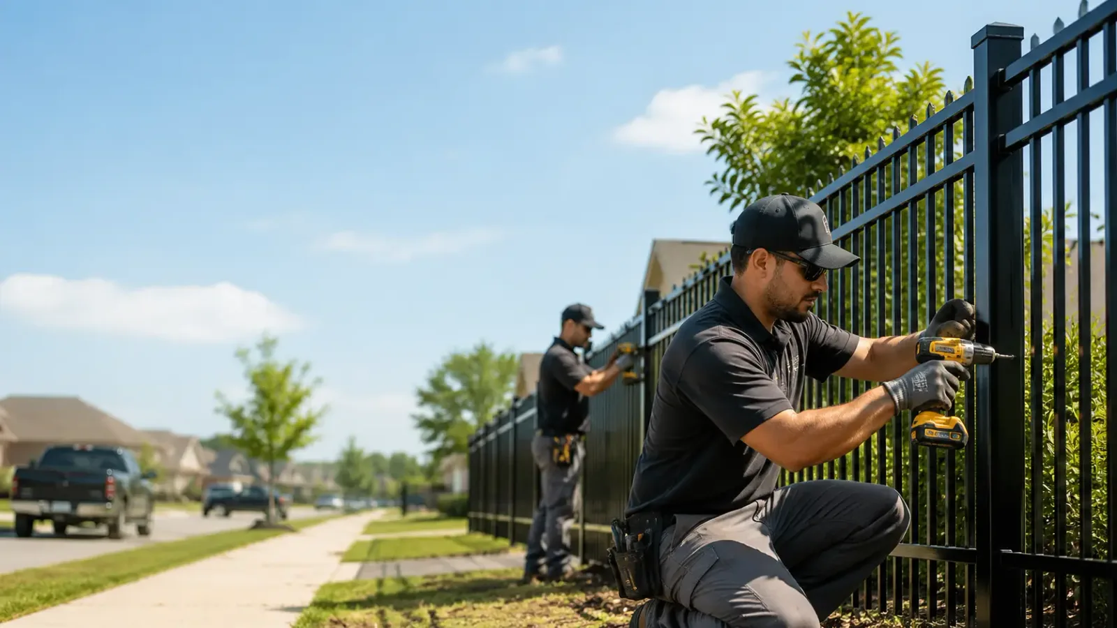 Metal Fence Installation in Longbranch, WA